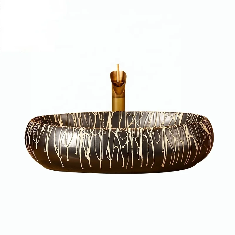 Vintage Style Ceramic Art Basin Sink Counter Top Wash Basin Bathroom Sink vanities ceramic washbasin
Vintage Style Ceramic Art Basin Sink Counter Top Wash Basin Bathroom Sink vanities ceramic washbasin