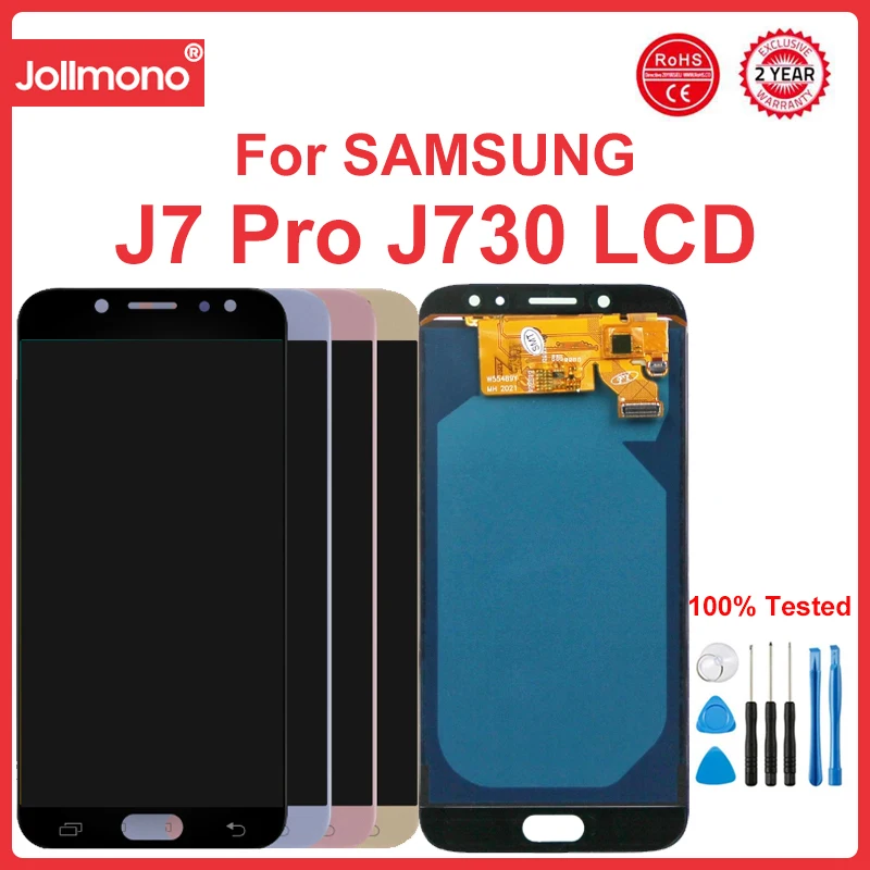 Сменный экран дисплея J730, для Samsung Galaxy J7 Pro 2017 J730 J730G J730GM, ЖК-дисплей, цифровой сенсорный экран в сборе
Сменный экран дисплея J730, для Samsung Galaxy J7 Pro 2017 J730 J730G J730GM, ЖК-дисплей, цифровой сенсорный экран в сборе