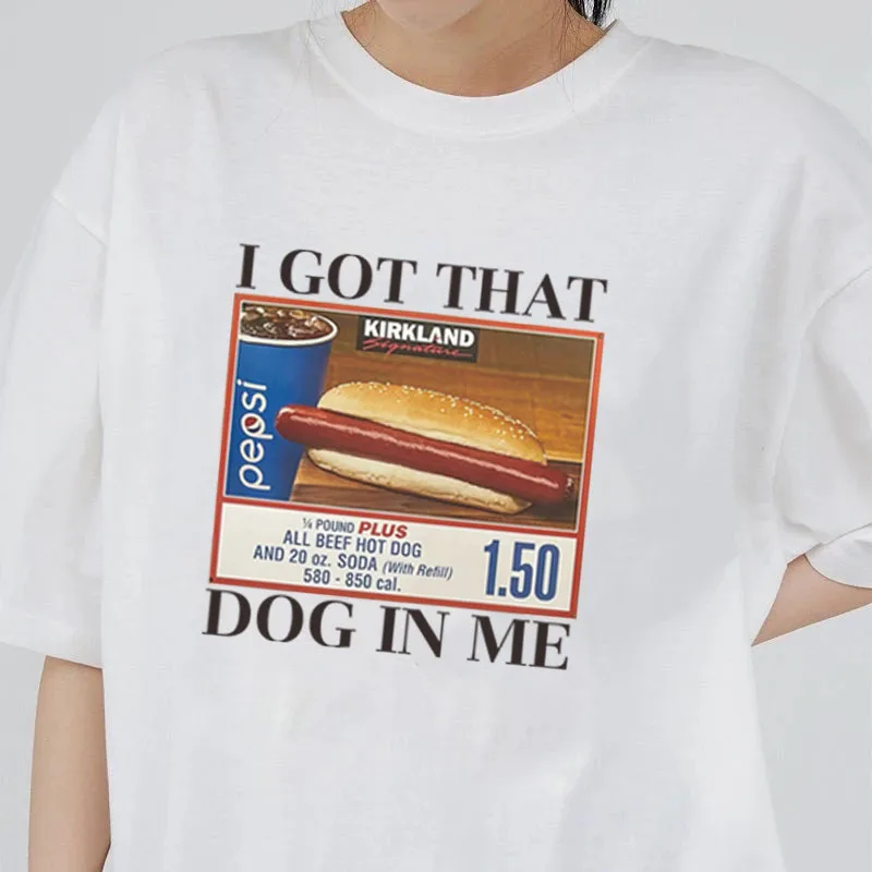 Футболки с надписью «Hot Dog I Got That Dog in Me», модная забавная футболка, женская рубашка для сохранения сырых 150 мемов, хлопковые футболки унисекс с коротким рукавом, смешные футболки
Футболки с надписью «Hot Dog I Got That Dog in Me», модная забавная футболка, женская рубашка для сохранения сырых 150 мемов, хлопковые футболки унисекс с коротким рукавом, смешные футболки