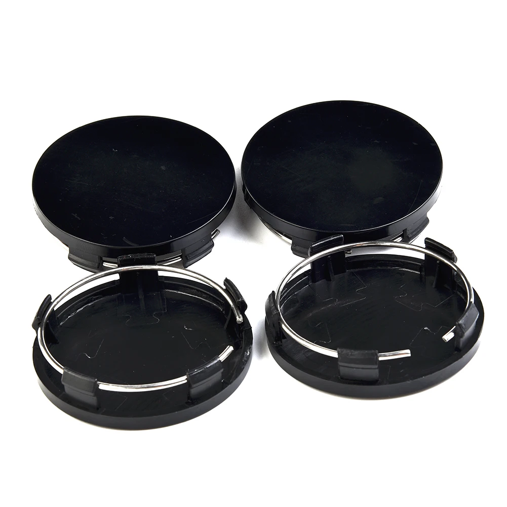 

4pcs 60mm Universal Car Vehicle Wheel Hub Center Cap Cover New ABS Black Silver For Most Cars Trucks Or Other Vehicles Hup Cover