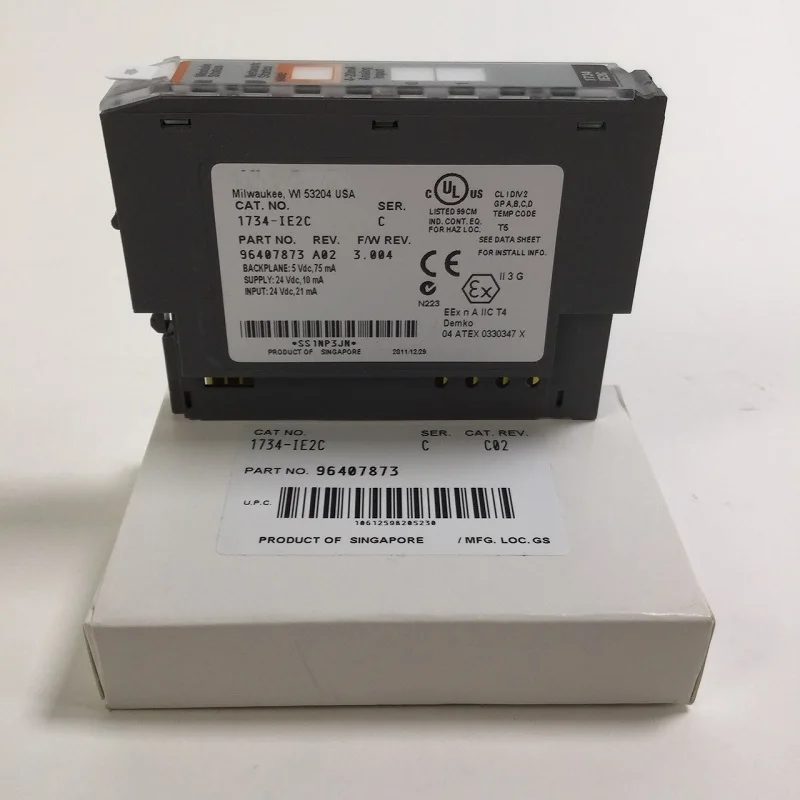 New Original 1734 PLC Controller Output Module 1734-IE2C 1734-OW4C 1734-OB8 1734-AENTR 1734-EP24 1734-FDP
New Original 1734 PLC Controller Output Module 1734-IE2C 1734-OW4C 1734-OB8 1734-AENTR 1734-EP24 1734-FDP