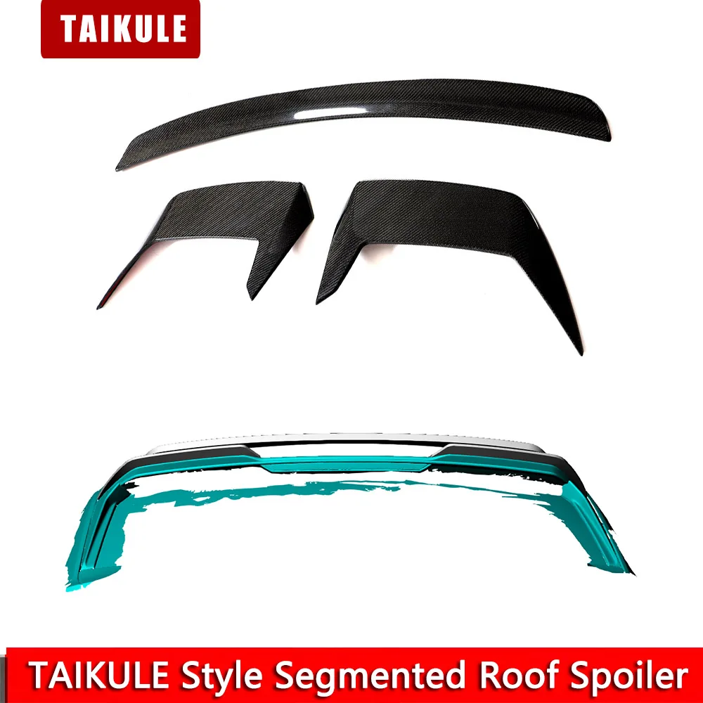 

For 2019 2020 2021 2022 2023 RSQ8 Tail Wing Modification Carbon Fiber Material TAIKULE Style Segmented Roof Spoiler High Quality