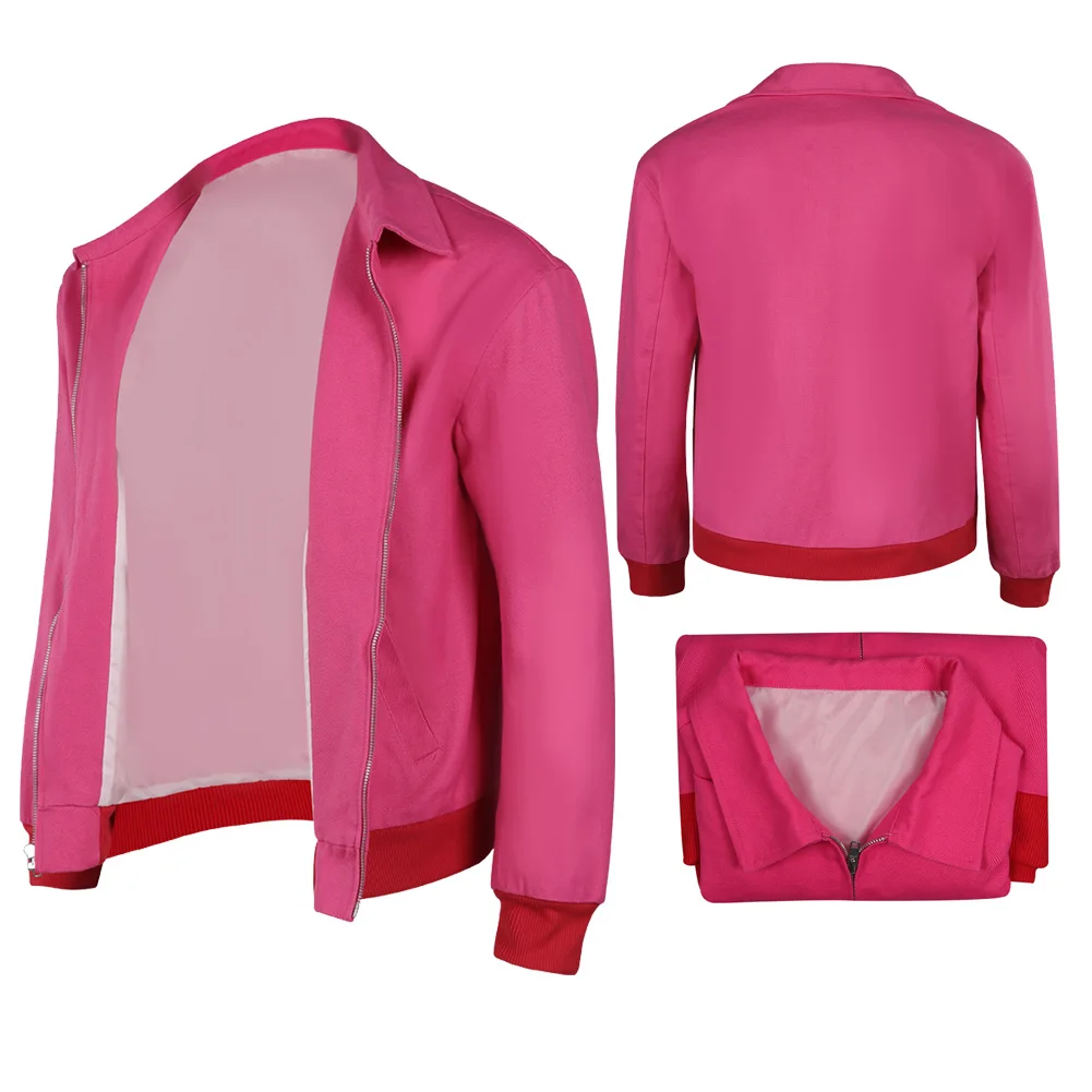 Women Ken Pink Coat Cosplay Costume Movie Margot Adult Cosplay Outfits Halloween Carnival Fancy Party Disguise Rolepaly Suit
Women Ken Pink Coat Cosplay Costume Movie Margot Adult Cosplay Outfits Halloween Carnival Fancy Party Disguise Rolepaly Suit