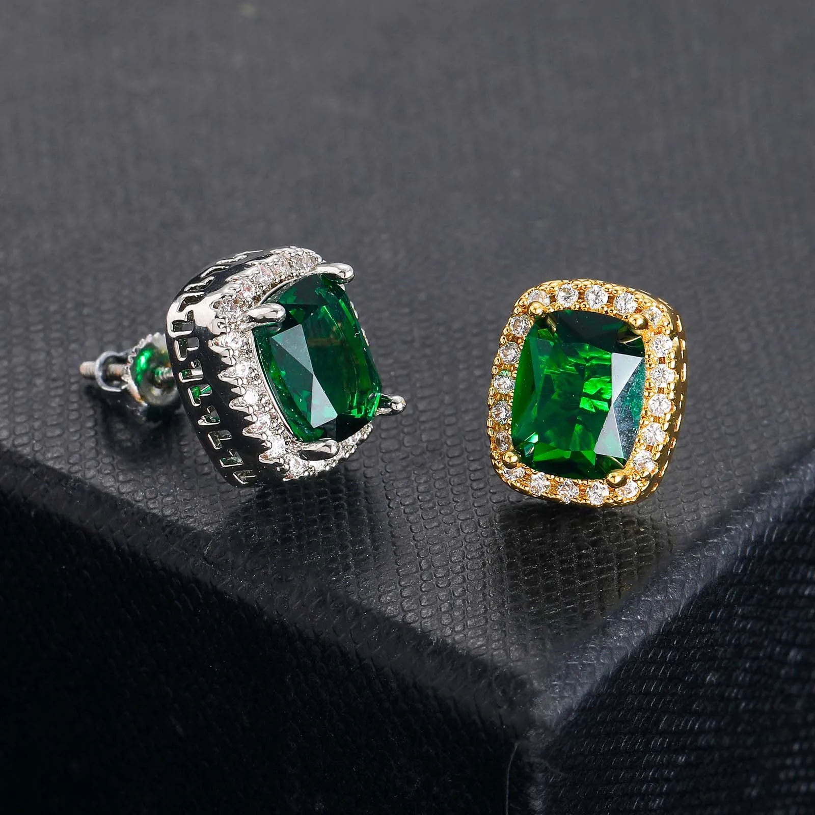Hip Hop Full Big CZ 5 Colors Mirco Pave Bling Iced Out Cubic Zircon Prong Setting Brass Earrings Fashion Hip Hop Jewelry BE051
Hip Hop Full Big CZ 5 Colors Mirco Pave Bling Iced Out Cubic Zircon Prong Setting Brass Earrings Fashion Hip Hop Jewelry BE051