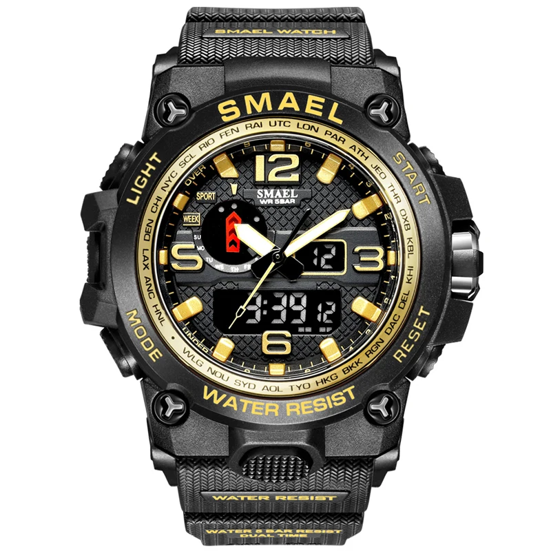 Classic Brand Boy Girl Sports Watch Dual Display Analog Digital LED Electronic Quartz Watches Waterproof Swimming Military
Classic Brand Boy Girl Sports Watch Dual Display Analog Digital LED Electronic Quartz Watches Waterproof Swimming Military