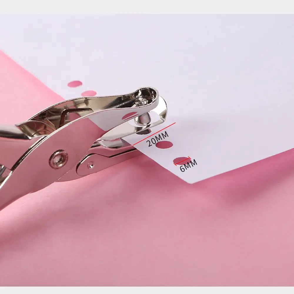 Durable Loose leaf 6mm Binding Supplies Office Paper Hole Punches Notebook Punch Cutter Tools Circle Single Hole
Durable Loose leaf 6mm Binding Supplies Office Paper Hole Punches Notebook Punch Cutter Tools Circle Single Hole