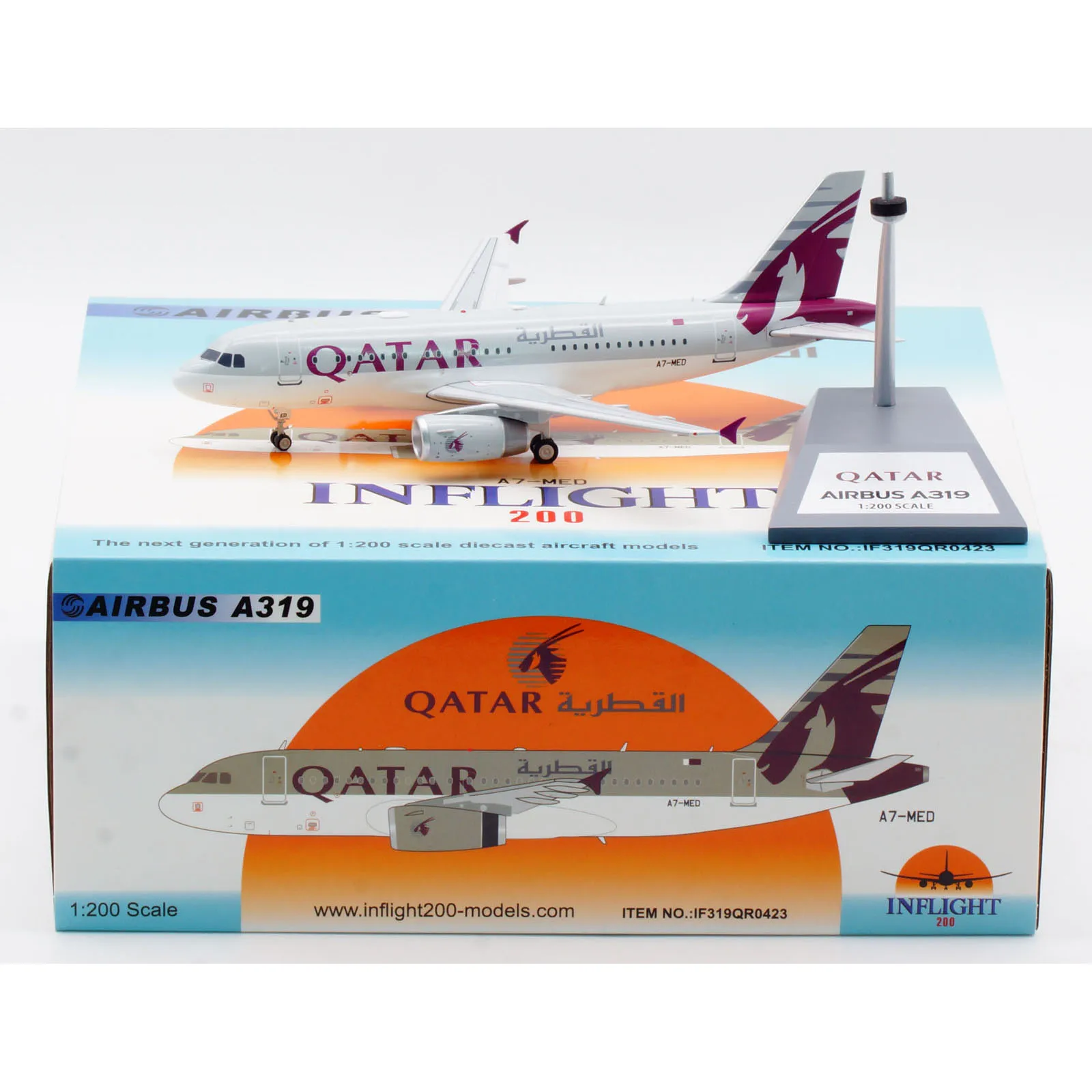 IF319QR0423 Alloy Collectible Plane Gift INFLIGHT 1:200 QATAR AIRWAYS Airbus A319 Diecast Aircraft Jet Model A7-MED With Stand
IF319QR0423 Alloy Collectible Plane Gift INFLIGHT 1:200 QATAR AIRWAYS Airbus A319 Diecast Aircraft Jet Model A7-MED With Stand