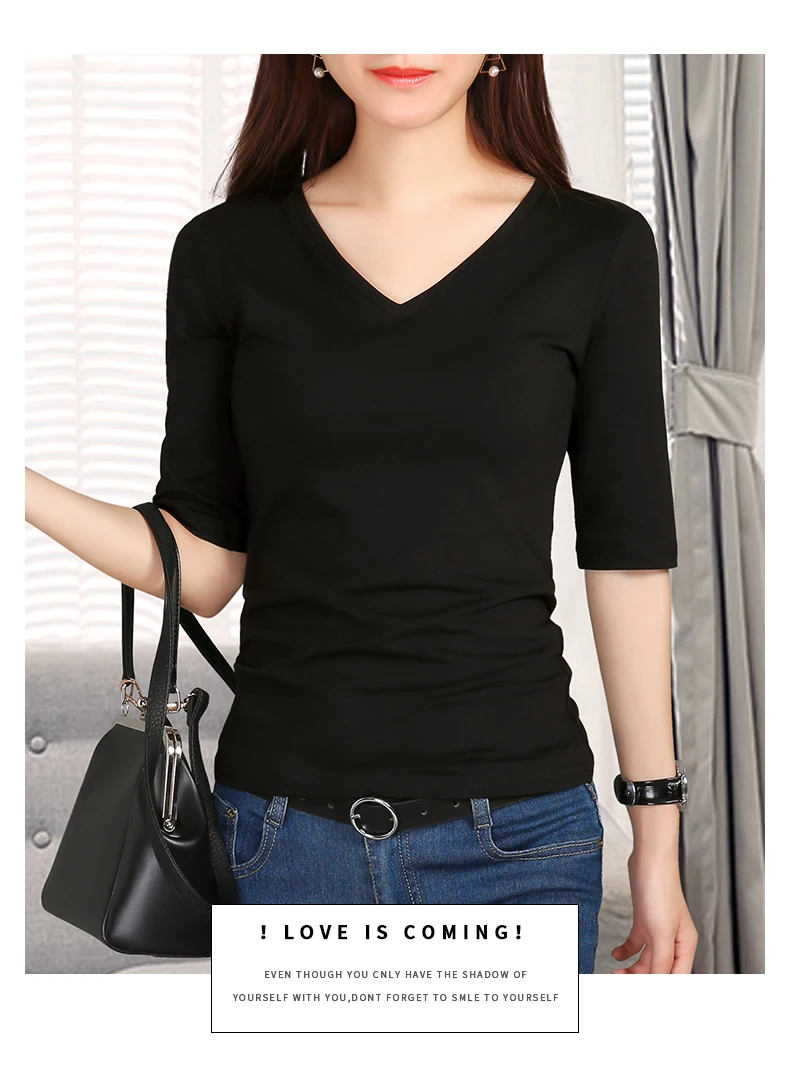 

Tencel mid-length long-sleeved T-shirt for women in spring and autumn, curved hem, large size loose with bottoming shirt