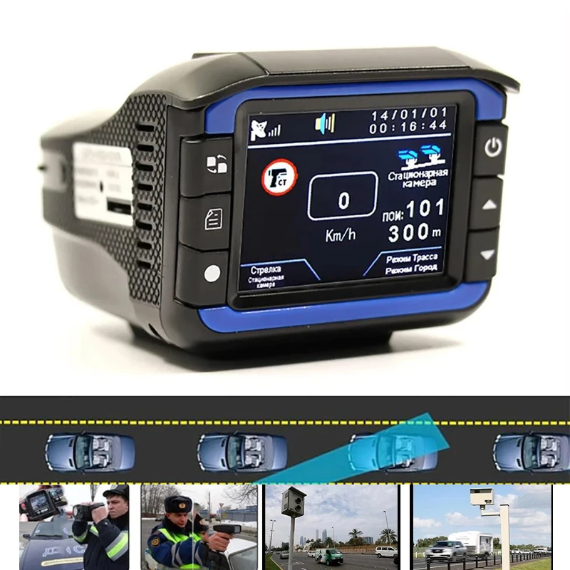 

Car DVR Camera Anti Laser Radar Detector 360 Degree Full Band K Ka Ku X VGR3 DVR Dash Camera 150 Degree DVR Cam Video Recorder