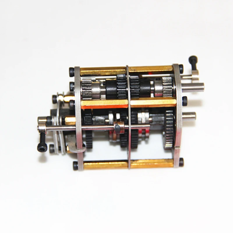 DIY Methanol Engine Model Car Gearbox Model Accessories Three In and One Back Gear Gearbox Variable Speed Reducer
DIY Methanol Engine Model Car Gearbox Model Accessories Three In and One Back Gear Gearbox Variable Speed Reducer