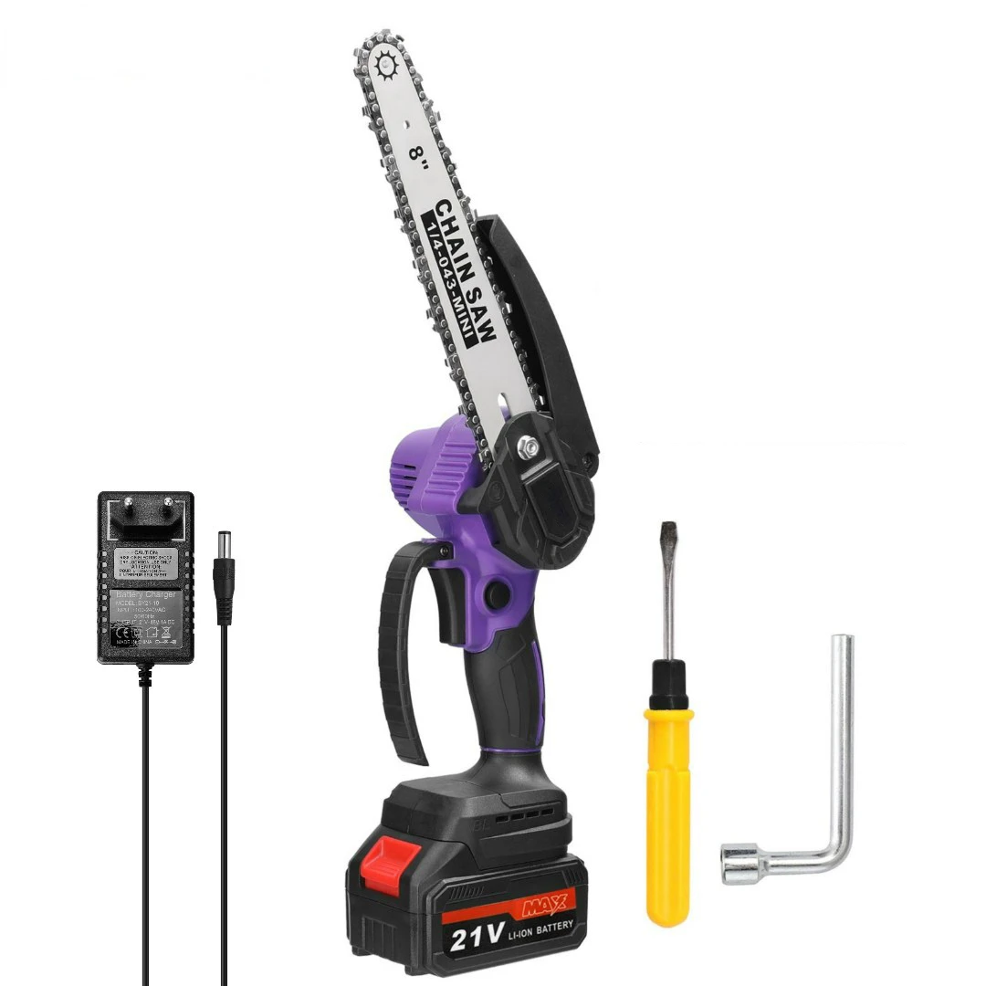 8-inch wireless mini chain saw, rechargeable chainsaw set, electric precision tool chainsaw straight saw
8-inch wireless mini chain saw, rechargeable chainsaw set, electric precision tool chainsaw straight saw