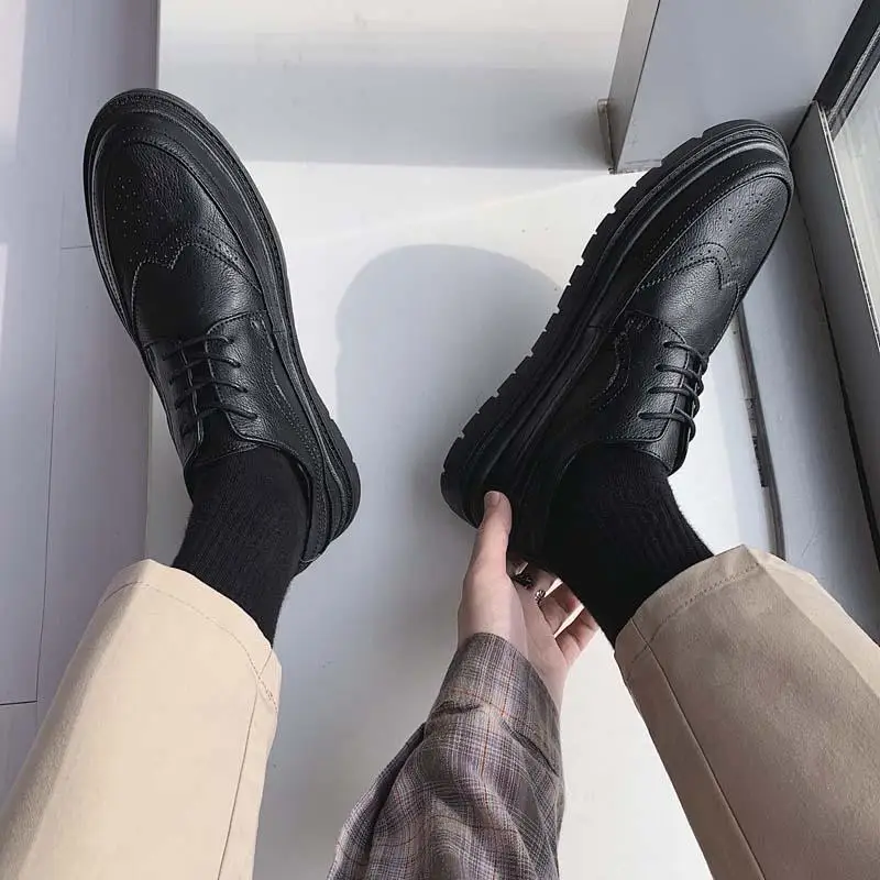 Spring and Summer Leather Shoes Men's 2023 New Inner Height Increasing Casual Shoes Men's Thick Bottom Breathable Business Forma
Spring and Summer Leather Shoes Men's 2023 New Inner Height Increasing Casual Shoes Men's Thick Bottom Breathable Business Forma