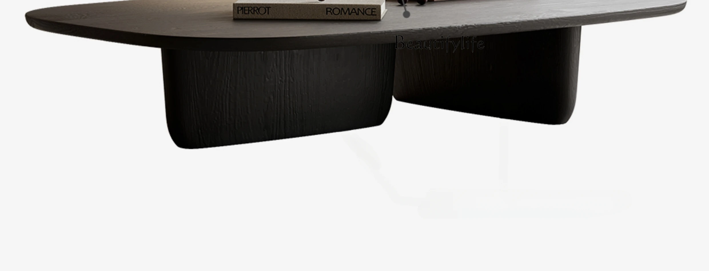 

Чайный столик Qiji Wind, черный, из массива дерева, квадратный, простой, модель для постели и завтрака, минималистичный чайный столик с короткими штанинами