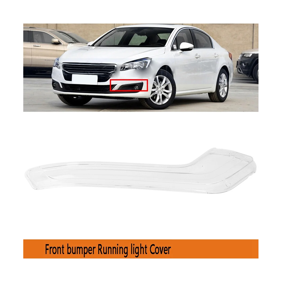 Left Front Bumper Fog Light Cover Transparent Running Light Cover DRL Light Shade Lens for Peugeot 508 2015-2018 
Left Front Bumper Fog Light Cover Transparent Running Light Cover DRL Light Shade Lens for Peugeot 508 2015-2018