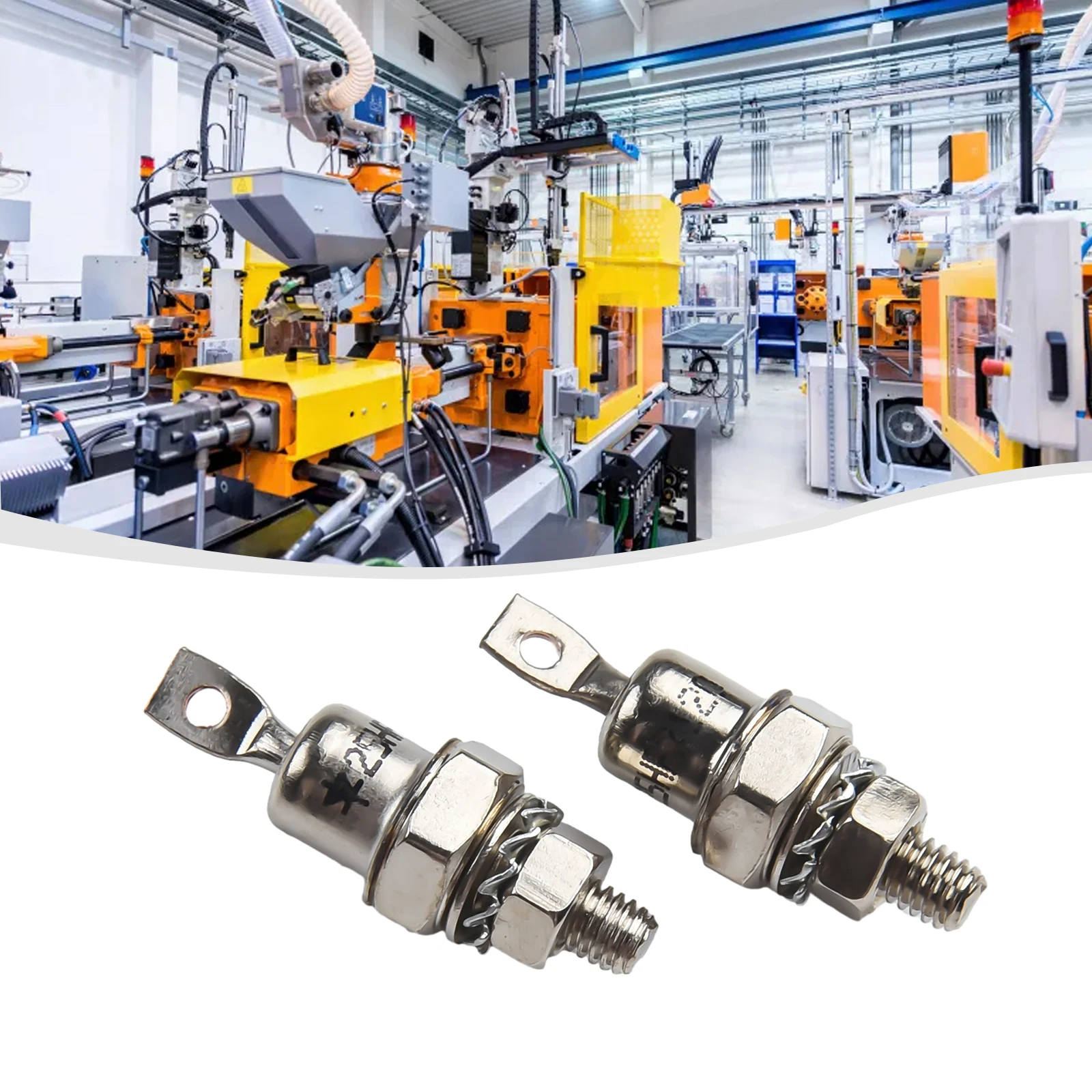1 Pair 25HFR120/25HF120 Rectifier Diode Forward/Reverse Polarity Rectifier 25A/4mm Tool Accessories
1 Pair 25HFR120/25HF120 Rectifier Diode Forward/Reverse Polarity Rectifier 25A/4mm Tool Accessories