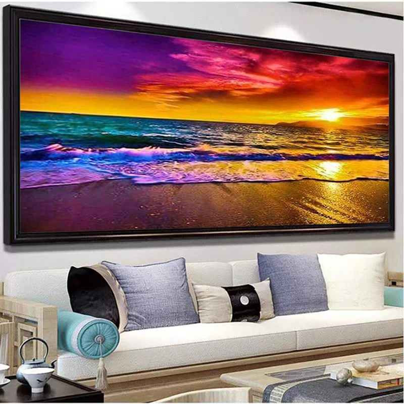 5D алмазная живопись «сделай сам», закат, море, фотография фотообои, алмазная вышивка, настенное искусство, домашний декор
5D алмазная живопись «сделай сам», закат, море, фотография фотообои, алмазная вышивка, настенное искусство, домашний декор