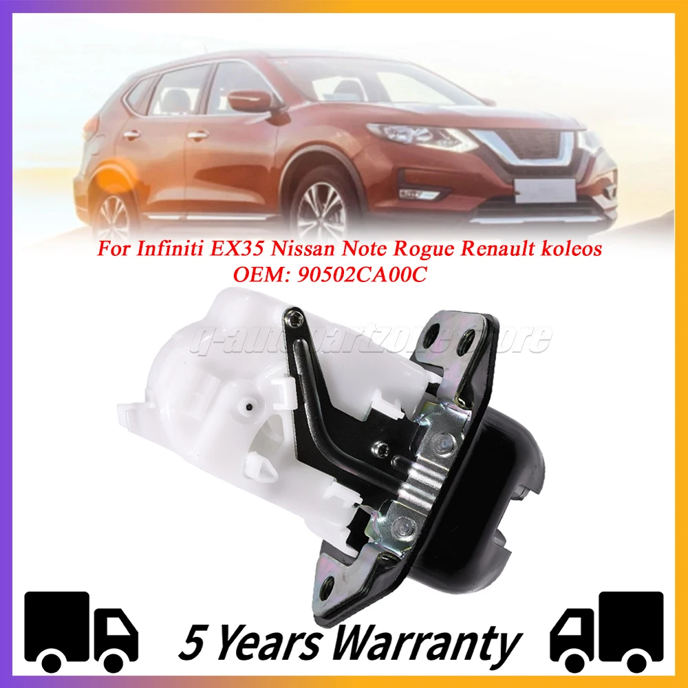 Новый механизм привода задвижки заднего багажника для Infiniti EX35 Nissan Note Rogue Renault koleos 90502CA00C
Новый механизм привода задвижки заднего багажника для Infiniti EX35 Nissan Note Rogue Renault koleos 90502CA00C