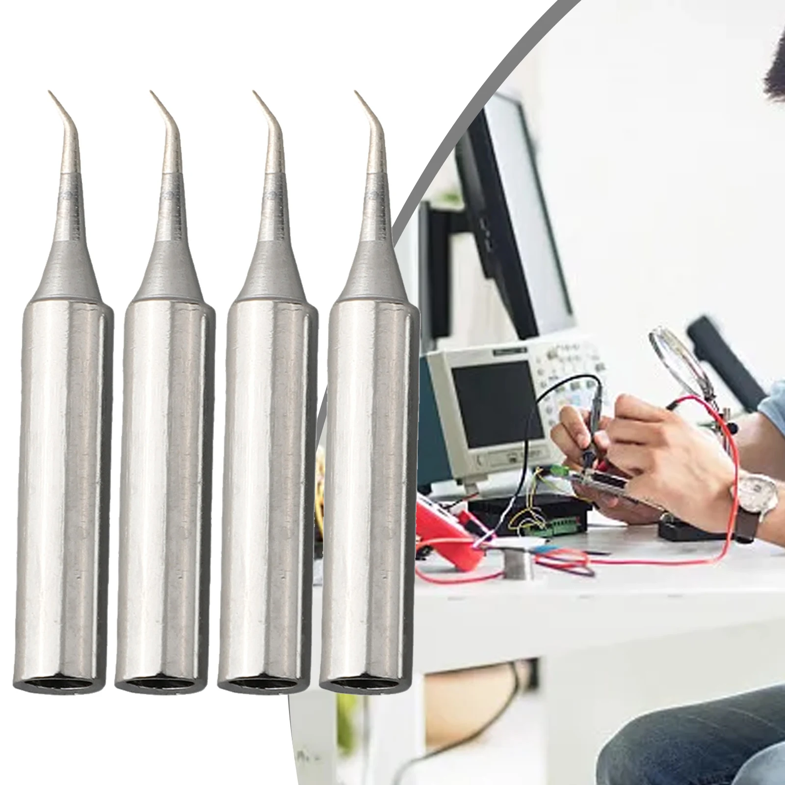 5pcs 900M-T Copper Soldering Iron Tips Free Welding Solder Tools For Drag Soldering Soldering Narrow Pitches Correction Bridging
5pcs 900M-T Copper Soldering Iron Tips Free Welding Solder Tools For Drag Soldering Soldering Narrow Pitches Correction Bridging