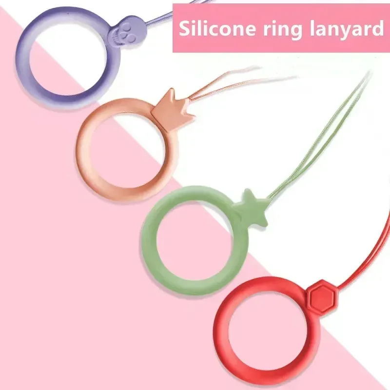 New fashion mobile phone case lanyard suitable for all kinds of mobile phones Silicone ring lanyard Short key lanyard phone
New fashion mobile phone case lanyard suitable for all kinds of mobile phones Silicone ring lanyard Short key lanyard phone