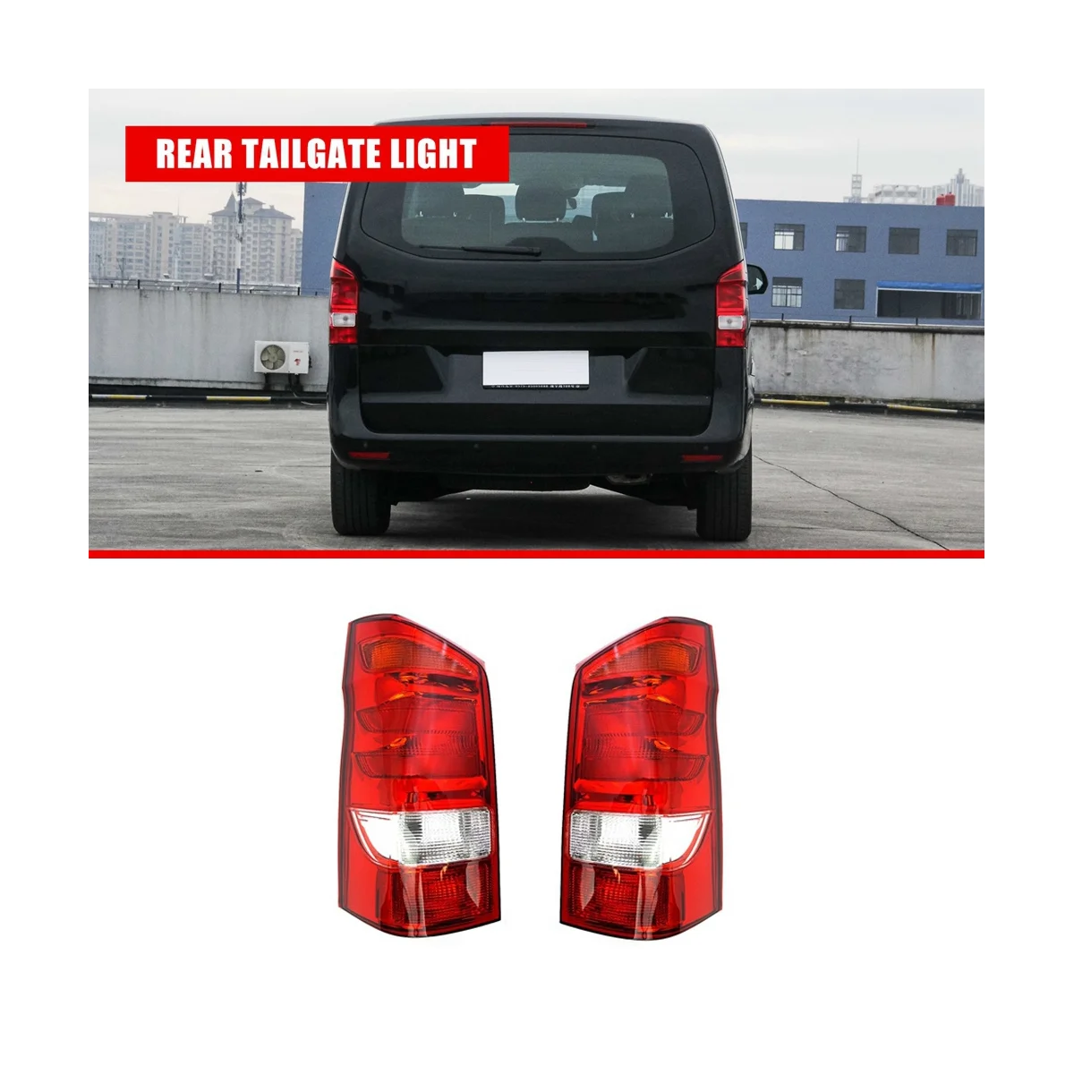 

Car Rear Tailgate Tail Light Lamp for Mercedes Benz VITO W447 2015+ Right