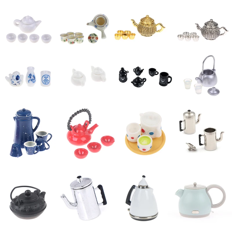 1 шт./1 комплект, металлический чайный набор, 1: 12, миниатюрная мебель для кукольного дома
1 шт./1 комплект, металлический чайный набор, 1: 12, миниатюрная мебель для кукольного дома