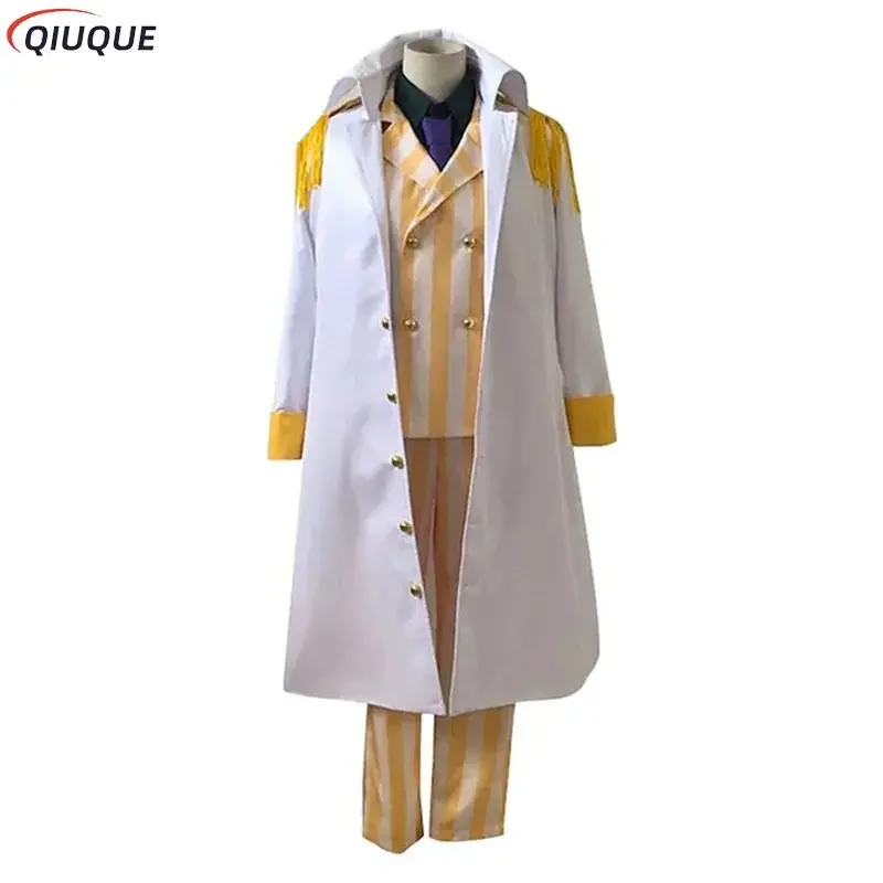 Anime Gorousei Kizaru Taisho Borsalino Cosplay Costume Admiral Uniform Suit Set Adult Unisex Halloween Outfit
Anime Gorousei Kizaru Taisho Borsalino Cosplay Costume Admiral Uniform Suit Set Adult Unisex Halloween Outfit