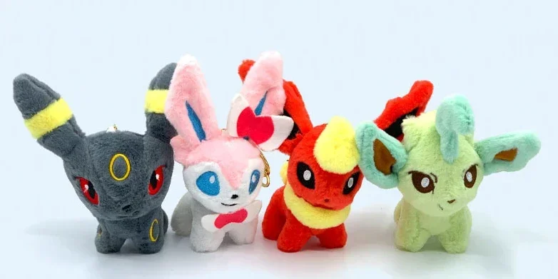 10pcs/lot Pokemon Sylveon Leafeon Umbreon Flareon 12cm Plush Stuffed Toys Doll Toy Keychain Pendant for Children Kids Gifts
10pcs/lot Pokemon Sylveon Leafeon Umbreon Flareon 12cm Plush Stuffed Toys Doll Toy Keychain Pendant for Children Kids Gifts