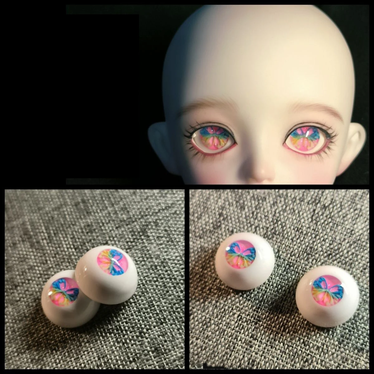 BJD Doll Eyes Resin 8/10/12/14/16mm DIY Handmade Doll Accessories Butterfly Eyeball For 1/4 1/6 1/8 1/3 Doll Plaster Eyes
BJD Doll Eyes Resin 8/10/12/14/16mm DIY Handmade Doll Accessories Butterfly Eyeball For 1/4 1/6 1/8 1/3 Doll Plaster Eyes
