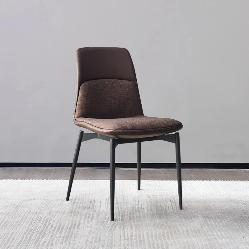 Italian Leather Dining Chair Living Room Modern Backrest Leisure Chair Negotiation Desk Designer Chaise Home Furniture WKDC
Italian Leather Dining Chair Living Room Modern Backrest Leisure Chair Negotiation Desk Designer Chaise Home Furniture WKDC