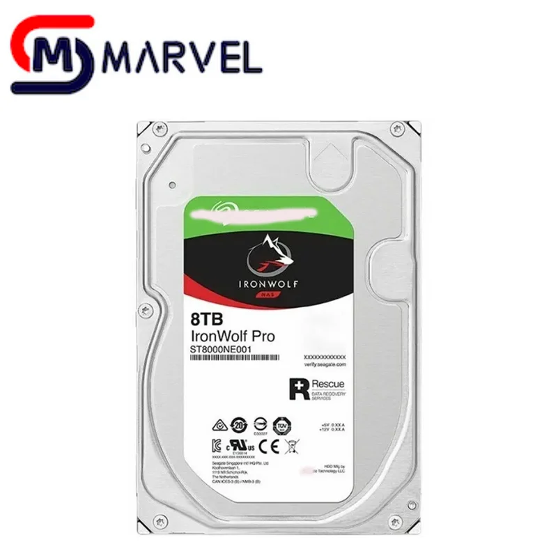 

FOR ST8000NE001 8TB IronWolf Pro 3.5" SATA3 NAS Hard Drive NEW