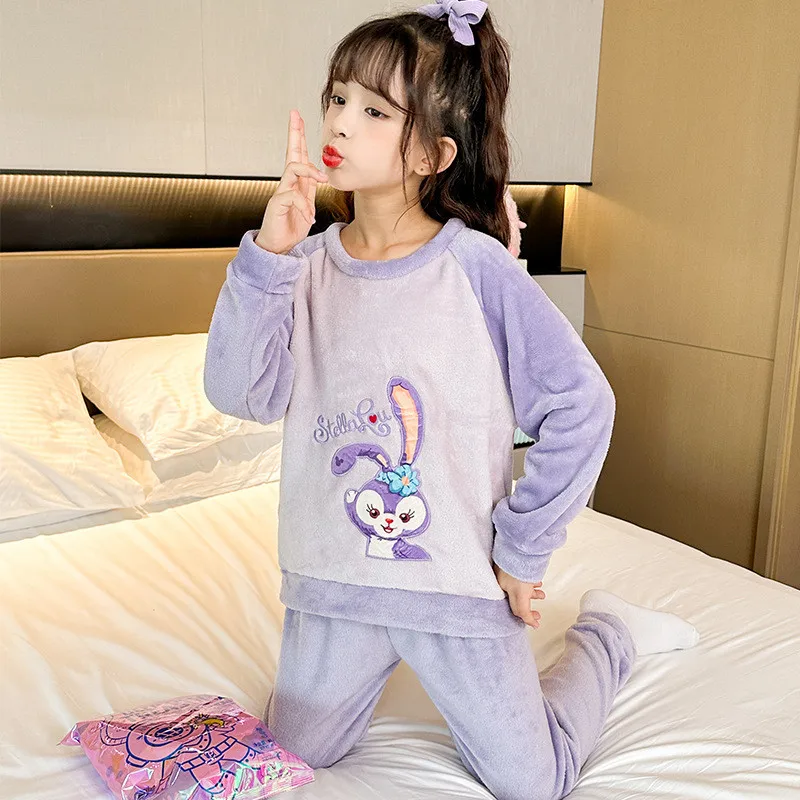 Children's Coral Velvet Pajamas Boys' Autumn And Winter Styles Girls' Winter Styles Boys' And Girls' Flannel Baby Home Clothe
Children's Coral Velvet Pajamas Boys' Autumn And Winter Styles Girls' Winter Styles Boys' And Girls' Flannel Baby Home Clothe