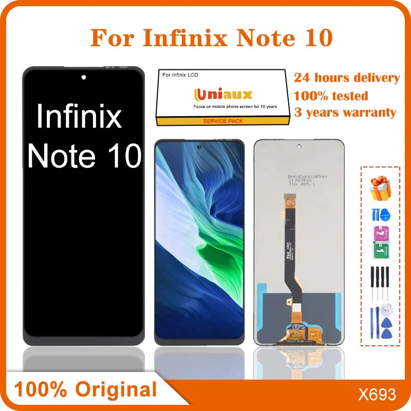 6,95 "оригинальный новый для Infinix Note 10 X693 ЖК-дисплей кодирующий преобразователь сенсорного экрана в сборе Note10 Ремонт ЖК-дисплея запасные части
6,95 "оригинальный новый для Infinix Note 10 X693 ЖК-дисплей кодирующий преобразователь сенсорного экрана в сборе Note10 Ремонт ЖК-дисплея запасные части