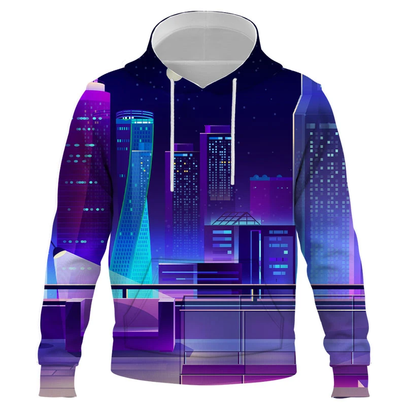 Neon Gradual Change City Men's Hoodies 2022 Hot Sale Fashion Cool Oversized 3D Print Tops Unisex Streetwear Teens Spring Hip Hop
Neon Gradual Change City Men's Hoodies 2022 Hot Sale Fashion Cool Oversized 3D Print Tops Unisex Streetwear Teens Spring Hip Hop