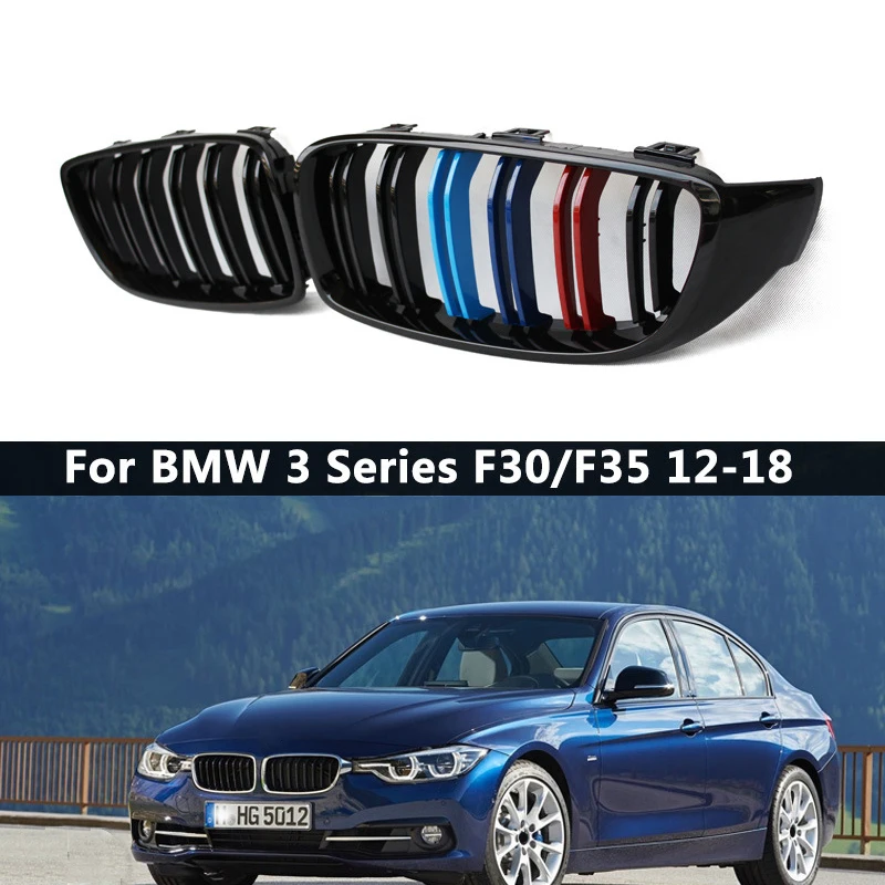 1 Pair Gloss Black/M Style Front Kidney Grille Racing Grilles For BMW 3-Series F30 F31 F35 2012-2018 Car Styling Accessories
1 Pair Gloss Black/M Style Front Kidney Grille Racing Grilles For BMW 3-Series F30 F31 F35 2012-2018 Car Styling Accessories