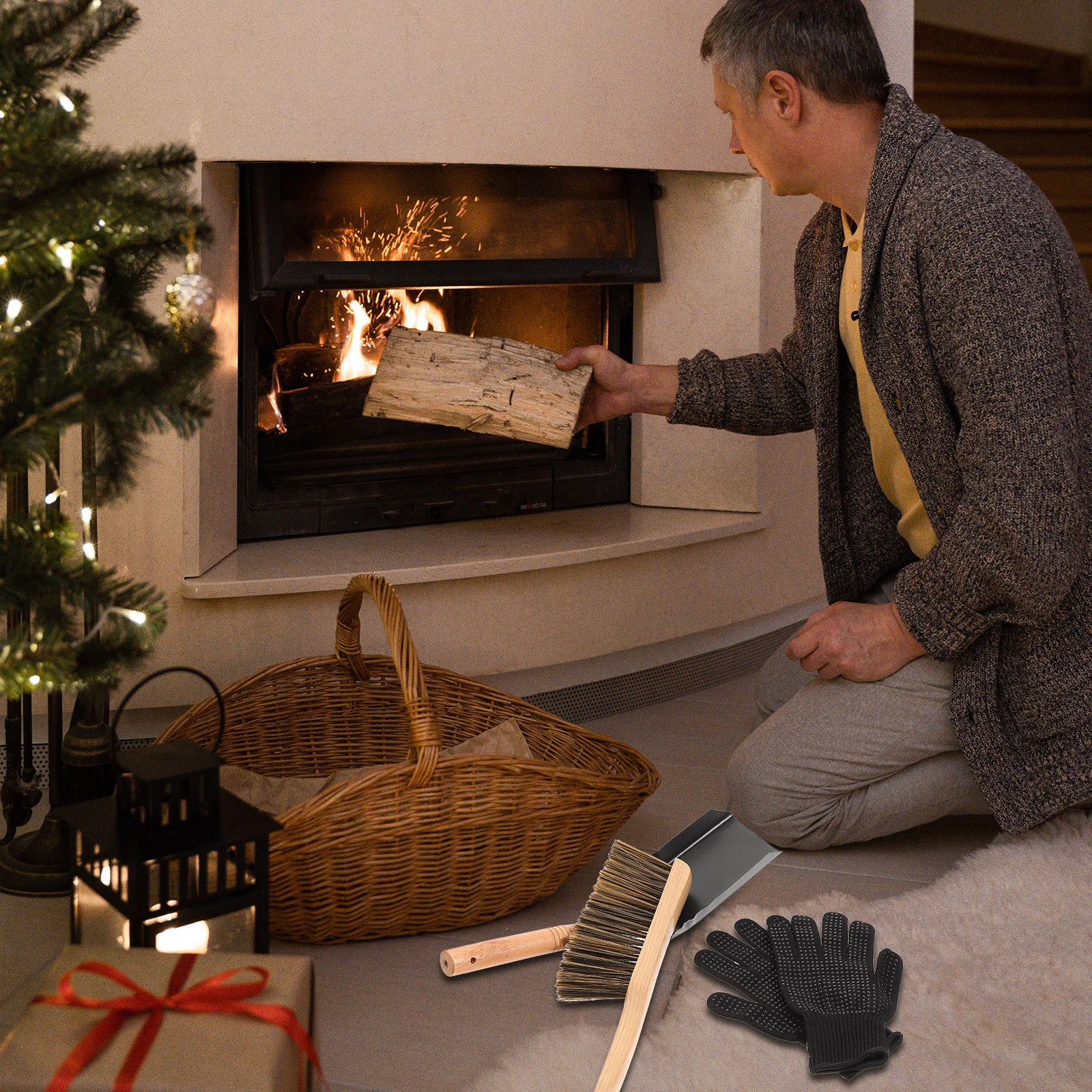 Cleaning Gloves Gloves Hearth Brush Set Fireplace Cleaning Brush Stove Coals Hearth Cleaning Kit Grill BBQ Glove
Cleaning Gloves Gloves Hearth Brush Set Fireplace Cleaning Brush Stove Coals Hearth Cleaning Kit Grill BBQ Glove
