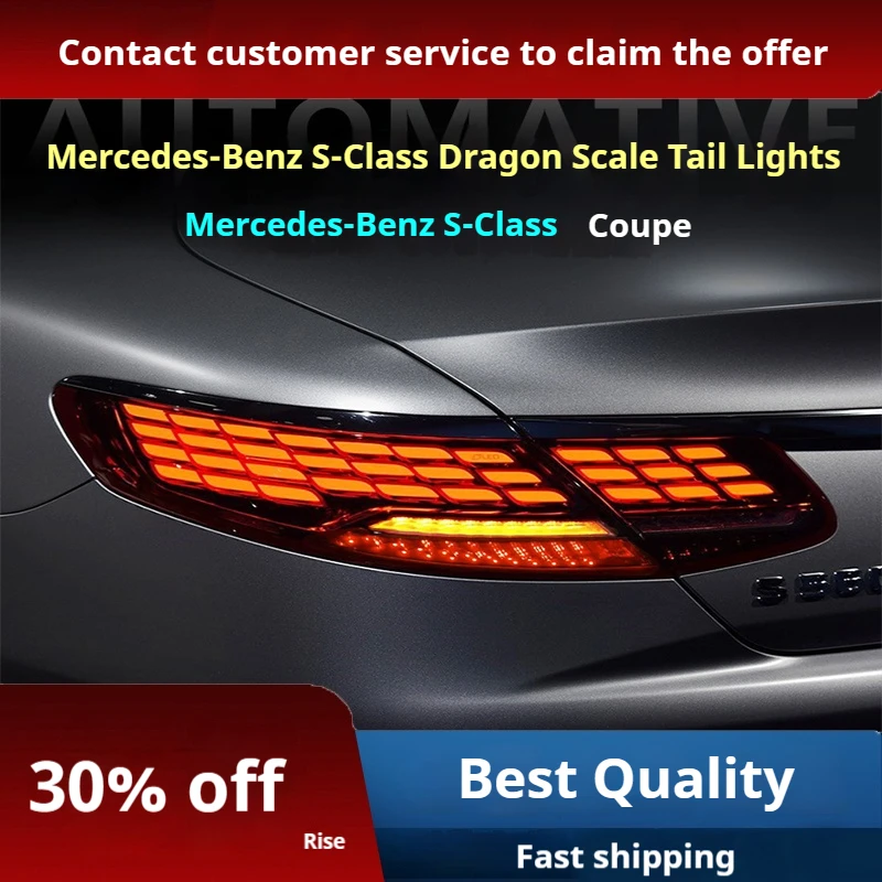 Автомобильные фары для Mercedes-Benz S-class, задняя часть купе, модификация в сборе, новые детали, ходовые огни, стоп-сигналы, задний поворот 
Автомобильные фары для Mercedes-Benz S-class, задняя часть купе, модификация в сборе, новые детали, ходовые огни, стоп-сигналы, задний поворот