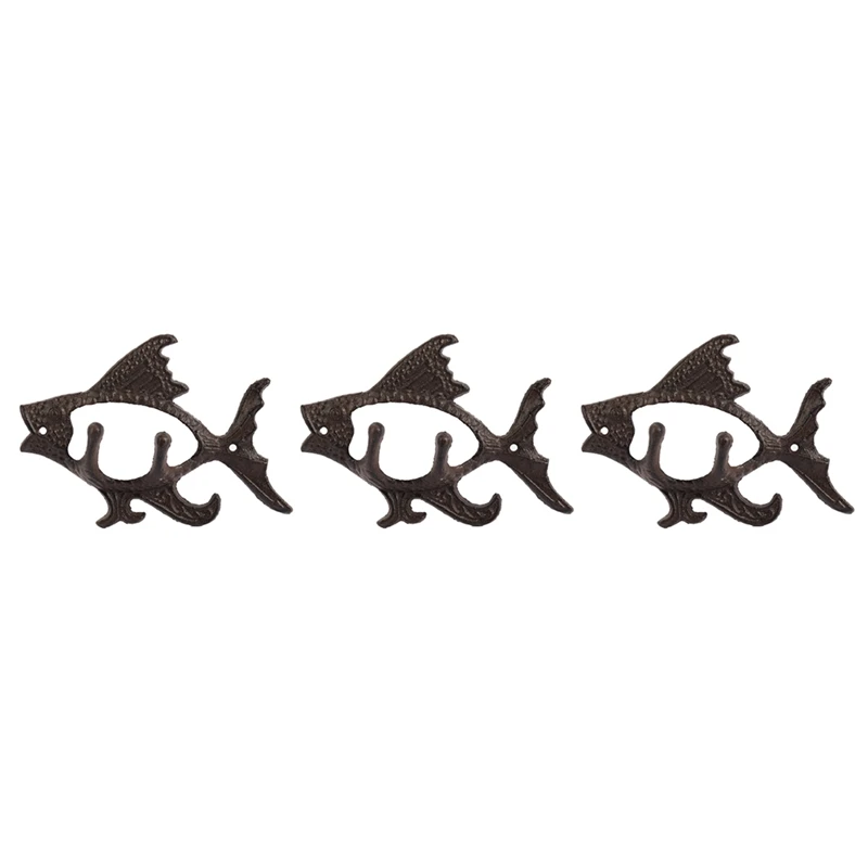 3X Fish с двумя крючками, чугунный настенный крючок серии океан, настенный крючок для полотенец, крючок для шляпы, ключей, пальто
3X Fish с двумя крючками, чугунный настенный крючок серии океан, настенный крючок для полотенец, крючок для шляпы, ключей, пальто