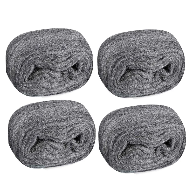 Мыши из стальной шерсти, 0000 тонкая стальная шерсть для контрольной проволоки, 4 шт.
Мыши из стальной шерсти, 0000 тонкая стальная шерсть для контрольной проволоки, 4 шт.