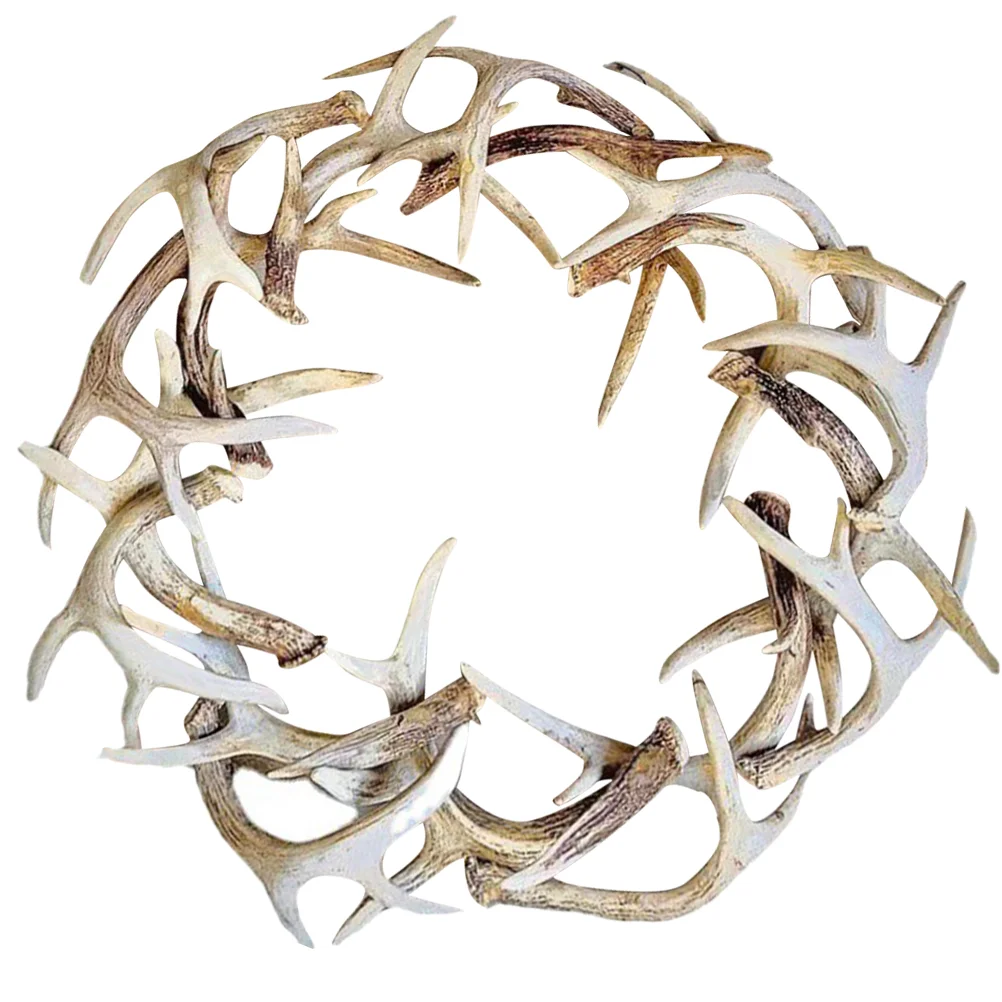 Christmas Front Door Wreath Xmas Resin Antler Artificial Wreath Party Favor Wall Holiday Home Hotel Shop Christmas Decoration
Christmas Front Door Wreath Xmas Resin Antler Artificial Wreath Party Favor Wall Holiday Home Hotel Shop Christmas Decoration