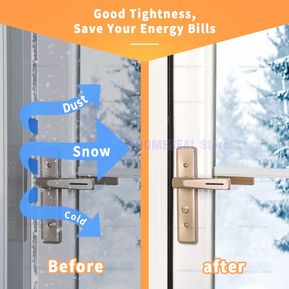 Generic Multishapes 6M Soundproof Foam Window Sealing Strip Door