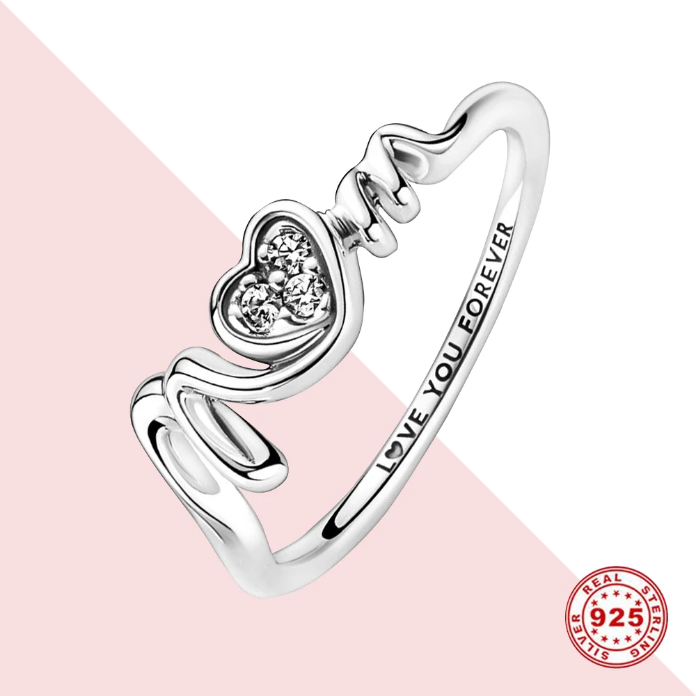 New 925 Sterling Silver Rings for Women Original Love You Forever Ring Wishbone Engagement Wedding Crystal Ring Luxury Jewelry
New 925 Sterling Silver Rings for Women Original Love You Forever Ring Wishbone Engagement Wedding Crystal Ring Luxury Jewelry