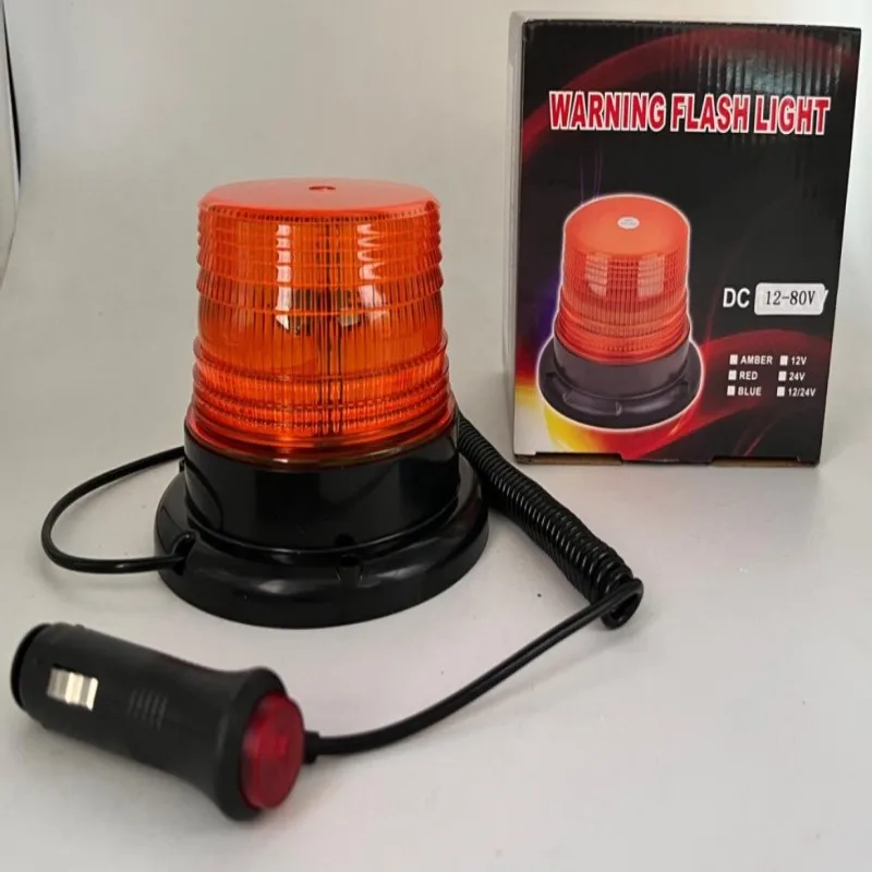 12-80V Car Strobe Warning Light 12LED Emergency Magnetic Beacon Lights for Engineering Vehicle Forklift School Bus Road Traffic
12-80V Car Strobe Warning Light 12LED Emergency Magnetic Beacon Lights for Engineering Vehicle Forklift School Bus Road Traffic
