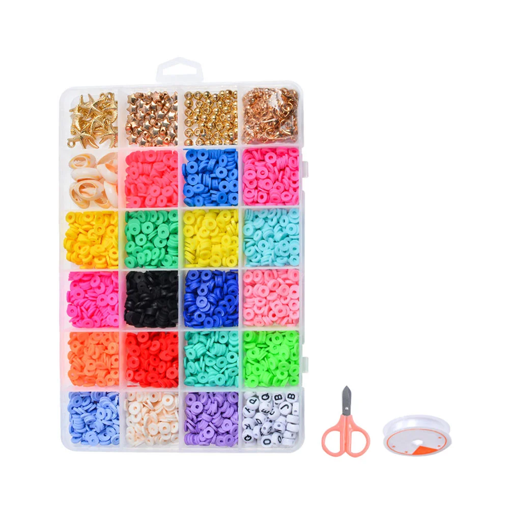 Bracelet Polymer Clay Craft Materials DIY Necklace Loose Beads Jewelry Making Kit Exquisite Spacer Decor
Bracelet Polymer Clay Craft Materials DIY Necklace Loose Beads Jewelry Making Kit Exquisite Spacer Decor