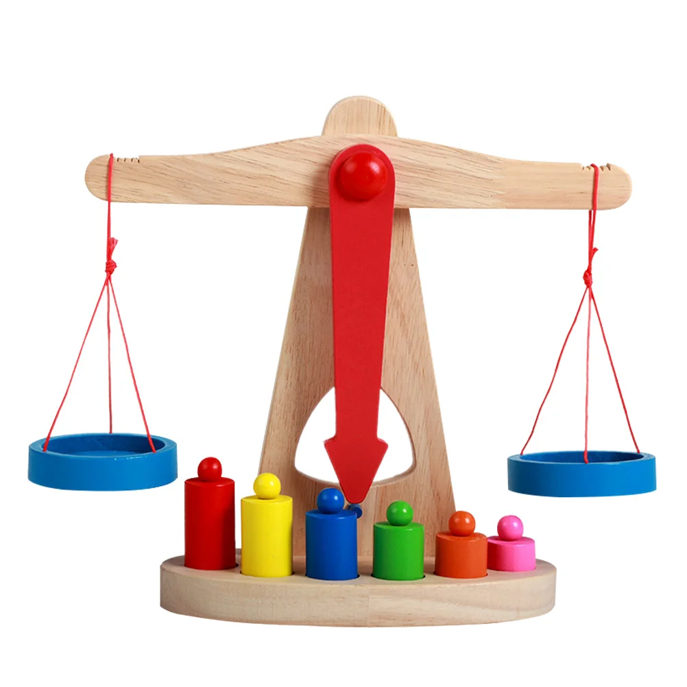 Balance Scales Children Wooden Tools Toys Teaching Aids Playthings Children's The 
Balance Scales Children Wooden Tools Toys Teaching Aids Playthings Children's The