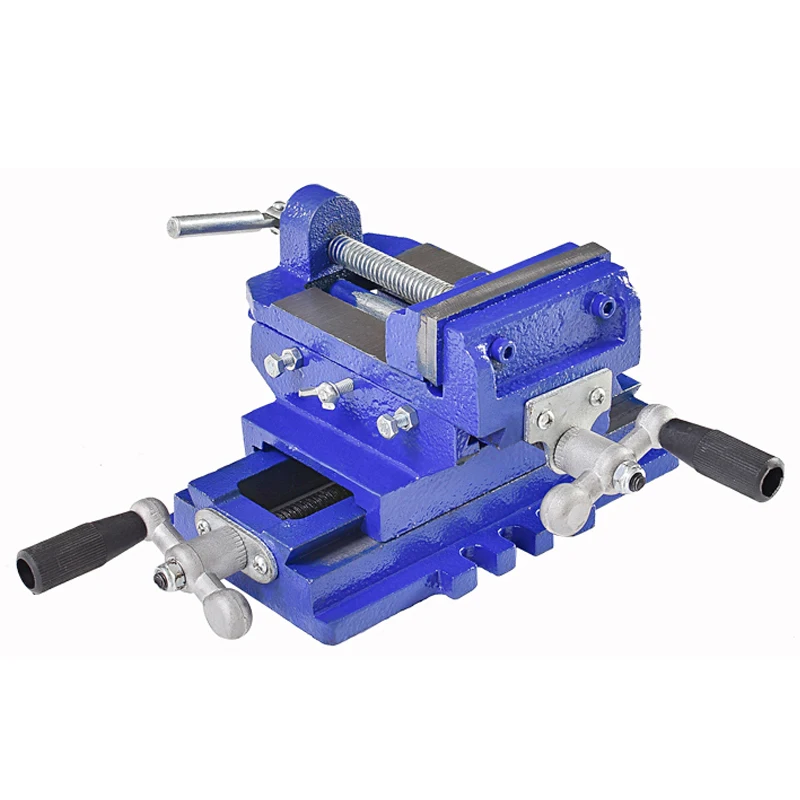 Cross flat pliers bench drill special two-way mobile vise fixture drilling and milling machine work bench vise
Cross flat pliers bench drill special two-way mobile vise fixture drilling and milling machine work bench vise