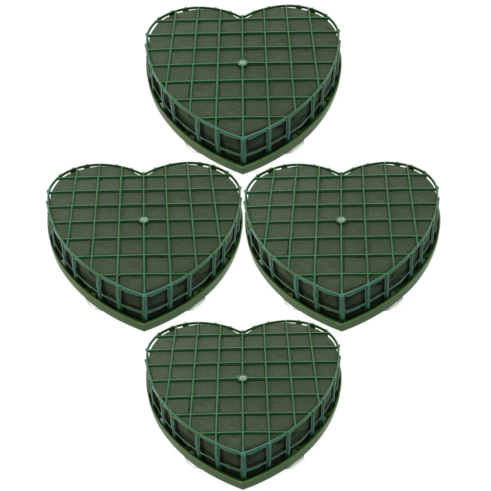 4 Pcs Heart-Shaped Flower Mud Wedding Supply Car Green Florist Sponge Plastic Floral Foams Disc
4 Pcs Heart-Shaped Flower Mud Wedding Supply Car Green Florist Sponge Plastic Floral Foams Disc