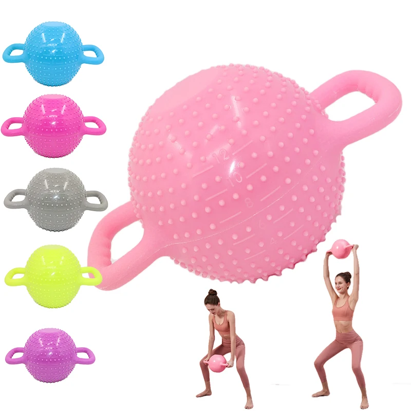 Yoga fitness kettlebell can be filled with 6KG water to adjust the weight double handle massage Pilates fitness shaping equipage
Yoga fitness kettlebell can be filled with 6KG water to adjust the weight double handle massage Pilates fitness shaping equipage