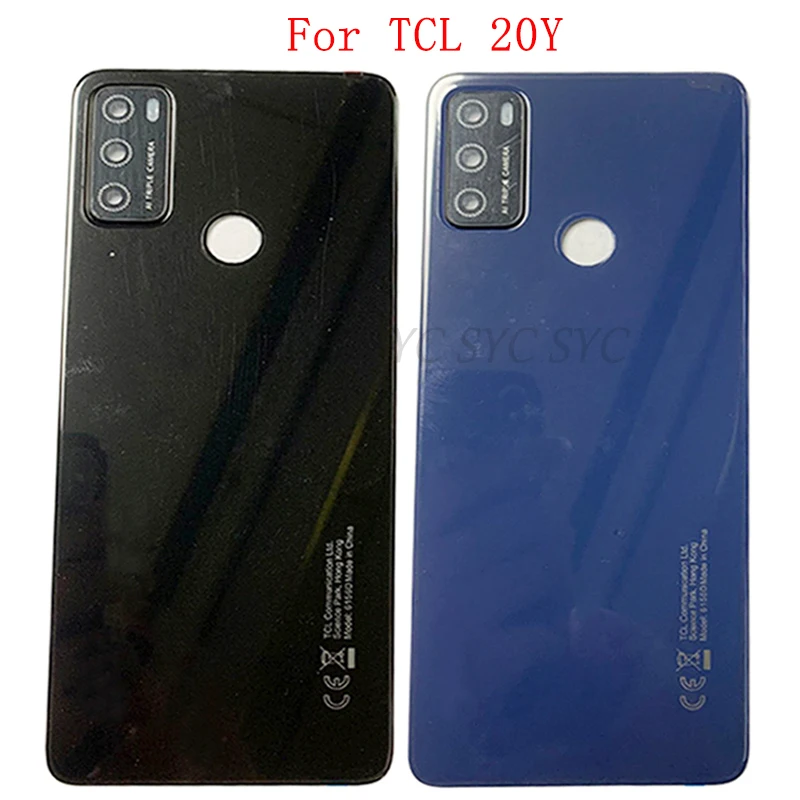 

Battery Cover Rear Door Case Housing For TCL 20Y 6156D Back Cover with Camera Lens Logo Repair Parts