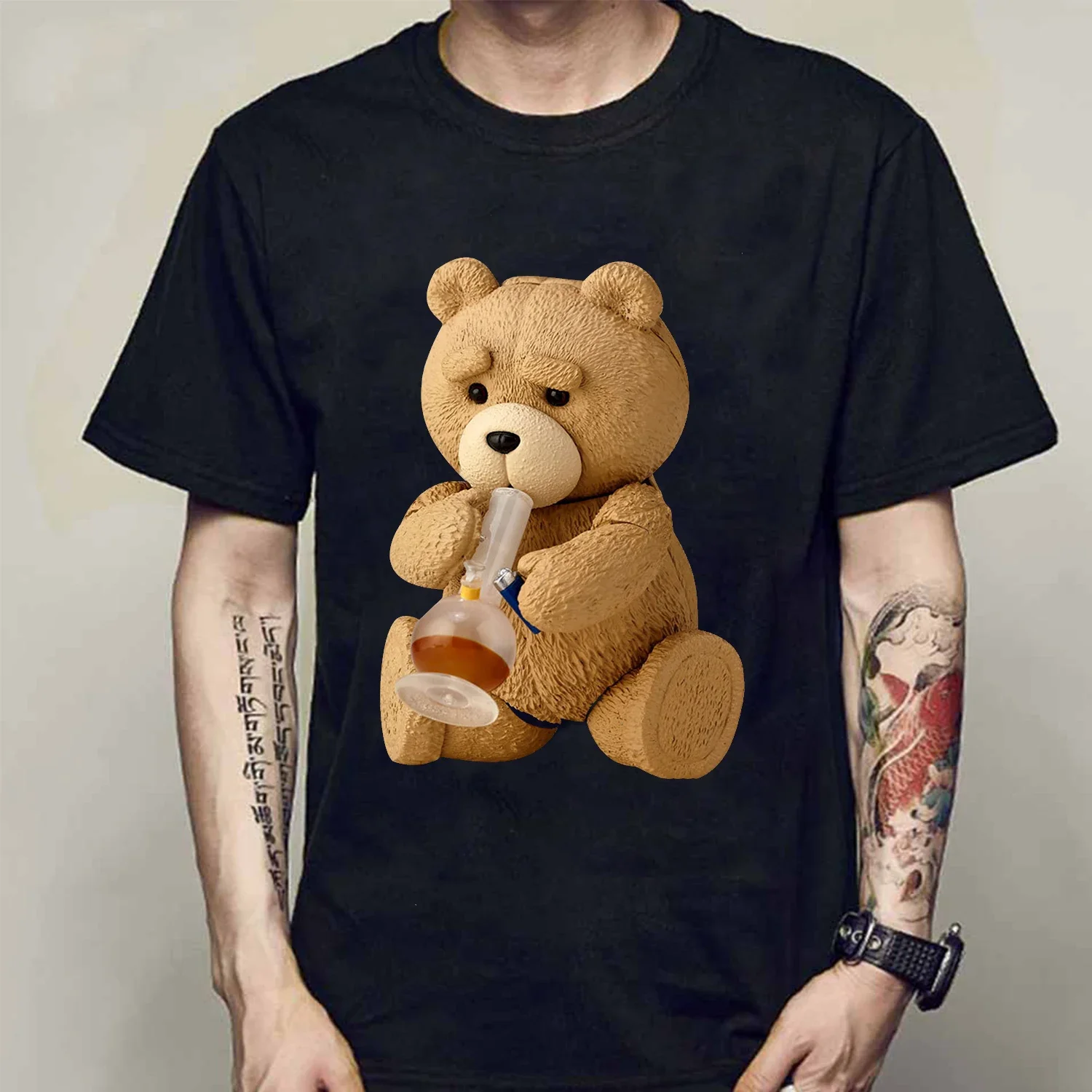 New Men's Print Cute Teddy Bear Drinking Beer Poster T-Shirt Summer Short Sleeve Top Cotton T-Shirt Cool T-Shirt Top Streetwear
New Men's Print Cute Teddy Bear Drinking Beer Poster T-Shirt Summer Short Sleeve Top Cotton T-Shirt Cool T-Shirt Top Streetwear