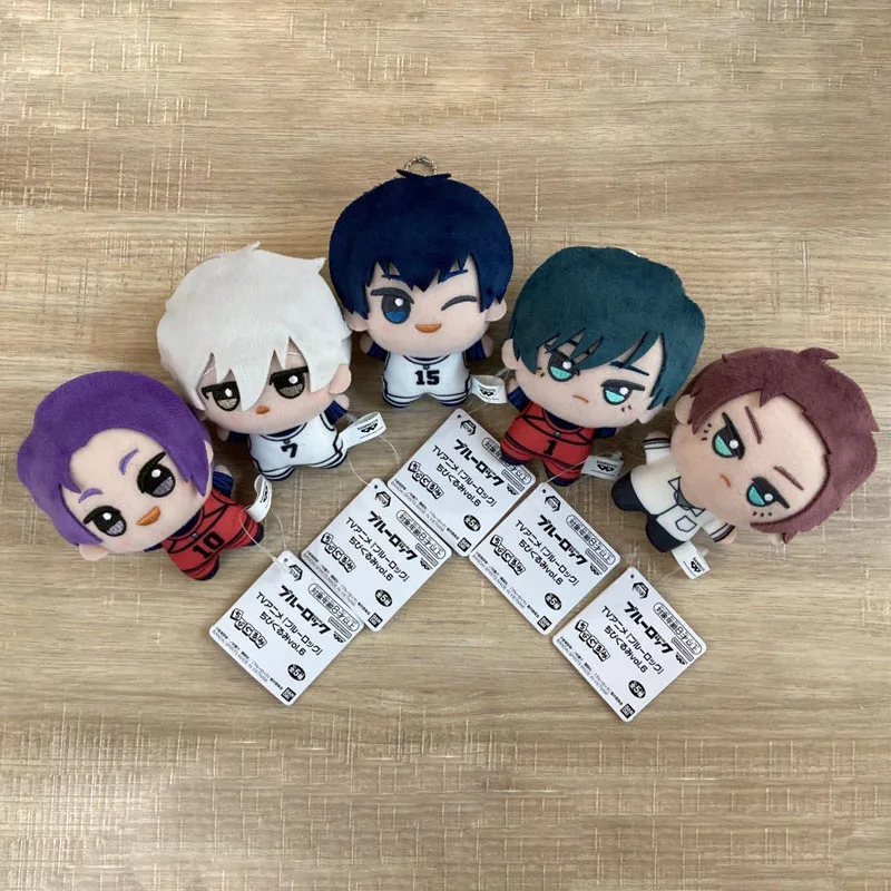 

Stuffed Anime Genuine 10cm Blue Lock Plush Pendant Doll Toys Isagi Yoichi Nagi Seishirou Itoshi Rin Collectibles Gift for Adults